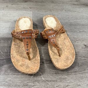 Ugg Australia Deitra Cork Sandals Size 9